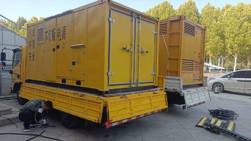 随县柴油发电机组和UPS电源配合使用时的注意事项